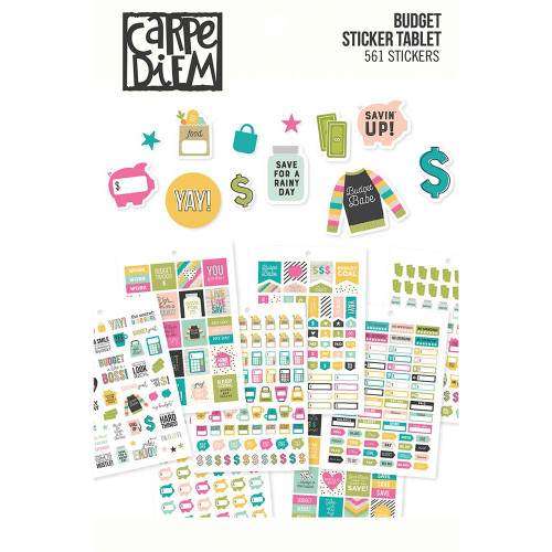 Carpe Diem - Simple Stories - A5 Sticker Book - Budget